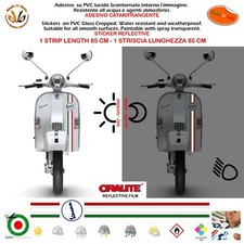 Reflective stickers vespa flag - reflective,
