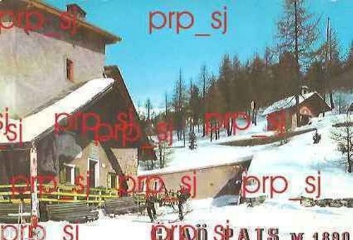 Cartolina sauze oulx rifugio - cartolina,