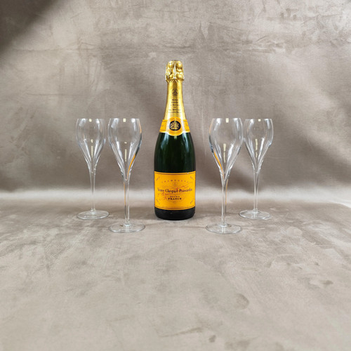Lot flutes champagne - lot, veuve