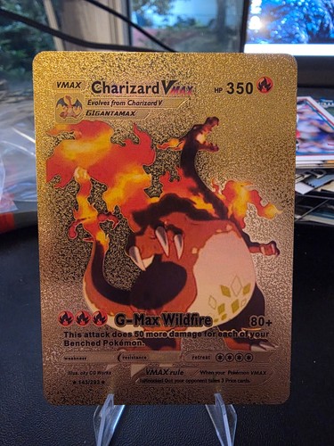Pokémon charizard vmax - charizard, 350hp