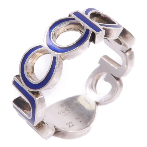 Gucci anello ad incastro - gucci, g