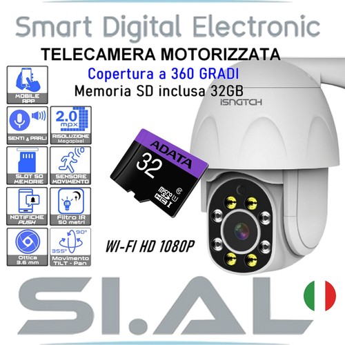 Telecamera motorizzata wifi