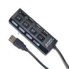 Hub 4 Porte USB 2.0 Nero con