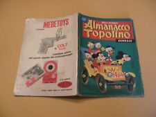 ALMANACCO TOPOLINO 1964 N.1 MONDADORI WALT DISNEY ORIGINALE M.BUONO+FIGURINE