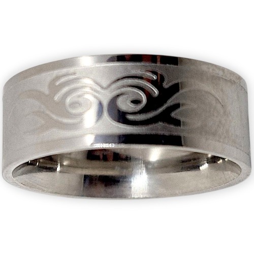 Anello acciaio inox - , donna