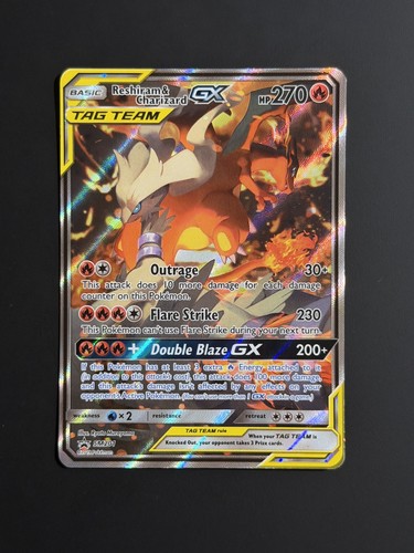 Reshiram charizard gx tag - reshiram,
