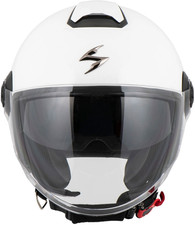 CASCO JET bianco MOTO SCOOTER