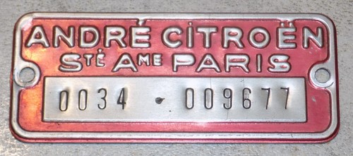 Ancienne plaque tole - plaque,