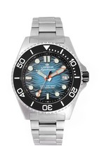 Orologio Lorenz Aquitania 1000m 030231DD Watch Automatico Azzurro Acciaio Gomma