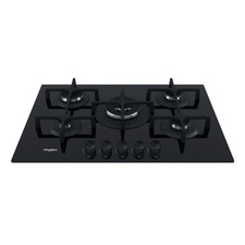 WHIRLPOOL GOA7523/NB1 PIANO COTTURA DA INCASSO 73CM 5 FUOCHI IN VETRO NERO 