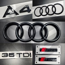 AUDI A4 2020+ Distintivi Nero