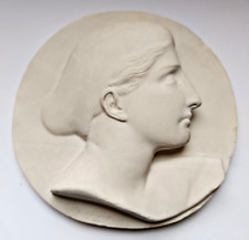 Medaglione in gesso: da un bronzo di Jacques-Louis David (Cecilia Odescalchi)