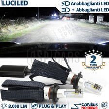 Luci FULL LED CANBUS ANABB+ABB PER Mitsubishi Colt 6 Restyling 6500K 8000LM