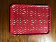 Vassoio Muija Marimekko Red Designer Maija Isola  17" L x 13" W - 43 x 33 cm