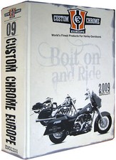 CUSTOM CHROME EUROPE 2009 catalogo completo ricambi accessori Harley Davidsons