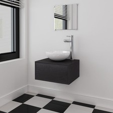 vidaXL Set Mobili da Bagno 4