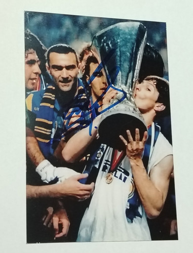 Autografo javier zanetti foto - autografo,