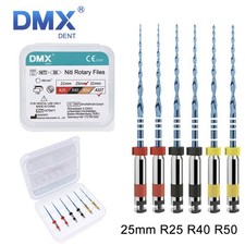 6pz/Confezione File Rotanti Canale Radice Endo Dentale RECIPROC BLU R25/R40/R50 21/25mm