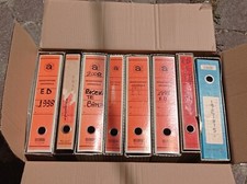 8 RACCOGLITORI UFFICIO con ANELLI per Archivio Documenti Fogli 