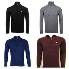 MAGLIONE UOMO LYLE E SCOTT MEZZA CERNIERA 1/4 NUOVISSIMO!!
