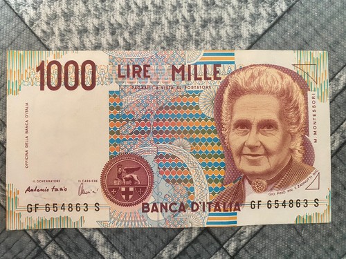 Banconota mille 1000 - banconota, lire