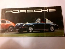  Dépliant Porsche 912 911 T E S . Coupé e Targa  W217 10.68. INGLESE.