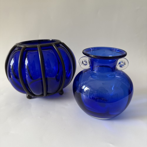 Vaso vintage vetro - in, gabbia