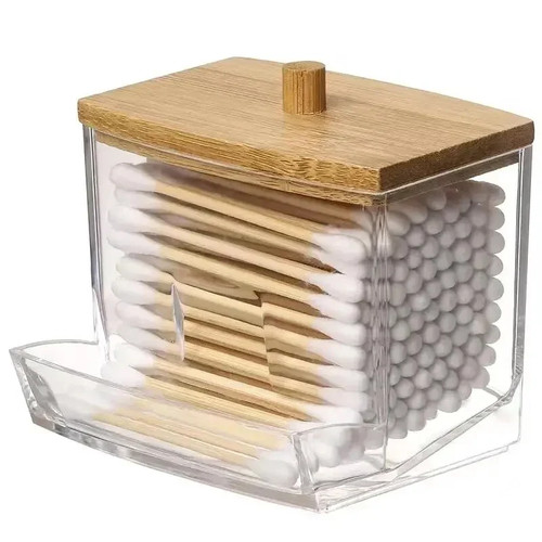 Porta cotton fioc - , trasparente