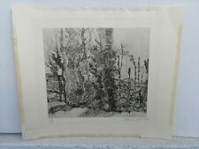 LUIGI BARTOLINI Gli alberi giovani riproduzione fotomeccanica timbrata firmata 