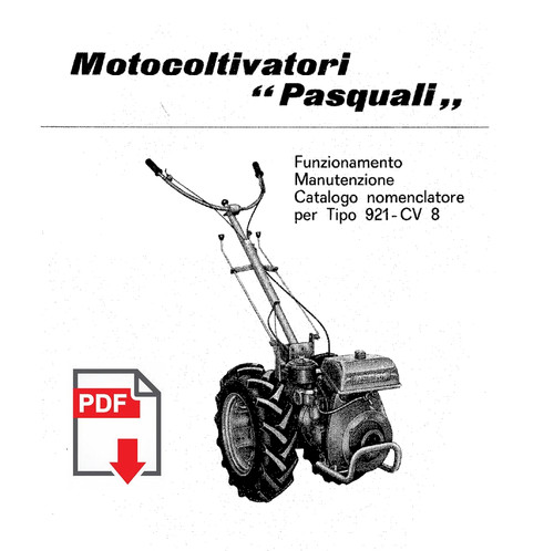 Pasquali 921 manuale uso - 921,