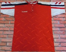 HUMMEL MAGLIA CALCIO SHIRT MAILLOT  NOLEL VINTAGE MADE IN ENGLAND (247) tg. L