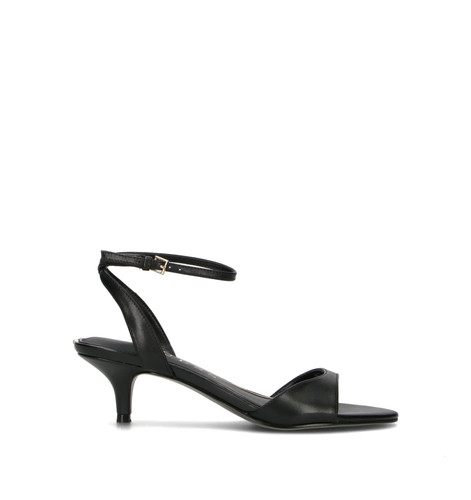 Guess sandalo donna nero pelle - sandalo,