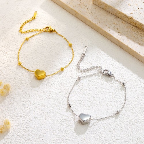 Collana bracciali cuore - e,