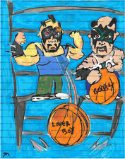 Road Warriors on Scaffold