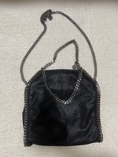 Borsa a tracolla Stella McCartney ecopelle Falabella originale nera donna UK ...