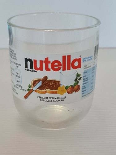 Bicchiere nutella ferrero con - bicchiere,