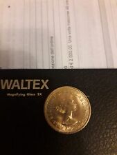 moneta sterlina oro 917 Regina Elisabetta con fiocco 1966