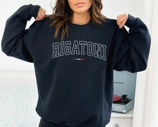 Felpa italiana con rigatoni