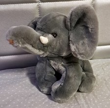 Peluche pupazzo elefante elefantino Venturelli 19 cm morbidissimo