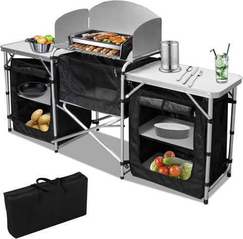 Cucina campeggio con - cucina,