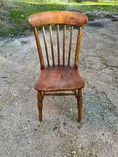 SEDIA OLD AMERICA DELLA PRIMA META' DEL 900 IN ROVERE MASSELLO