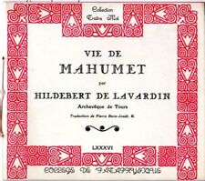 DE LAVARDIN Hildebert, Vie de Mahumet. Collège de 'Pataphysique 1959