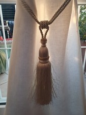 4 fermatenda Zara in corda  bianco/avorio 