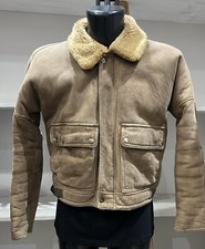 AVIATOR Montone usato PRE-OWNED uomo man  tg .50 marroncino XYM632L