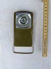 Vintage Torcia Tascabile a Batteria Pila Lampada Militare Militaria Ferrovia '70