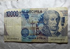 banconota da 10000 lire, Volta