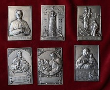 6 Plaques Ex Voto Don Bosco