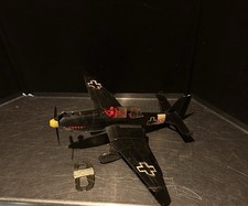 Modellino volante a gas Cox Thimble Drome aereo tedesco Stuka motore .049 seconda guerra mondiale