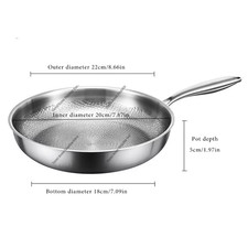 Padella in Acciaio Inox Al