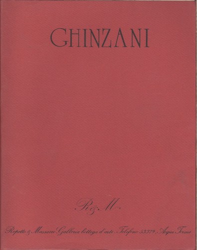 Alberto ghinzani galleria - ghinzani.,